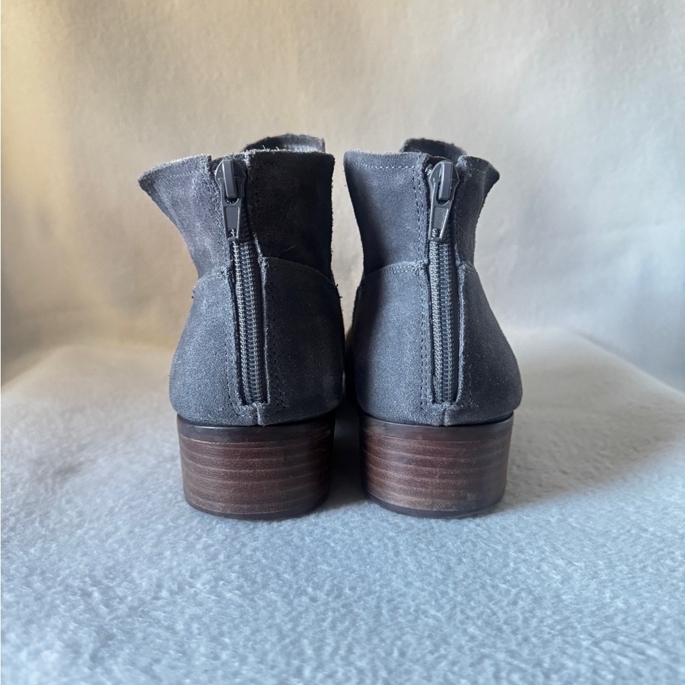 Crown Vintage Gray Suede Women’s Size 10M Ankle Boots. - Picture 11 of 14